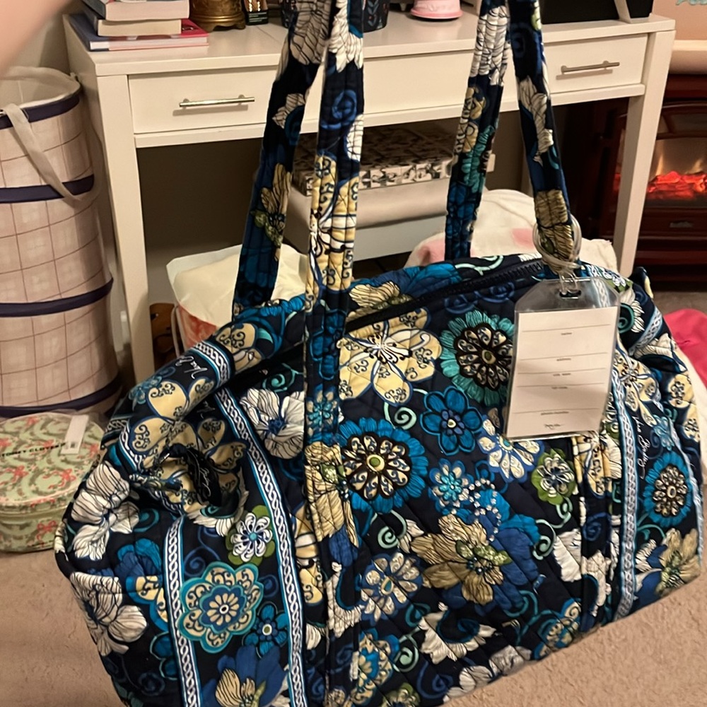 Vera Bradley mini duffle with embellished Rhinestone B - Picture 4 of 5